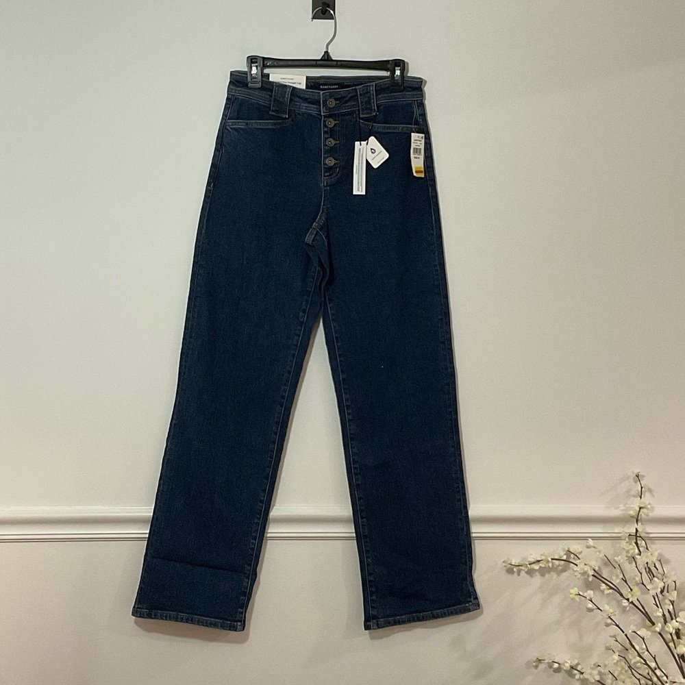 Sanctuary Dark Indigo Straight Leg Jeans